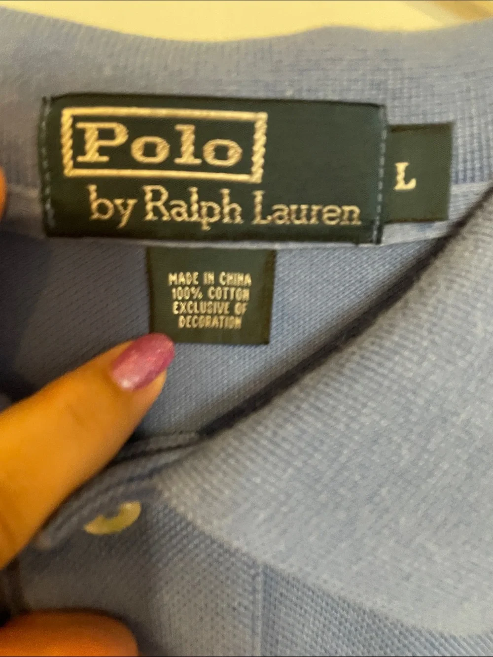 Polo by Ralph Lauren Royal Blue Short-Sleeve Polo with Yellow Pony